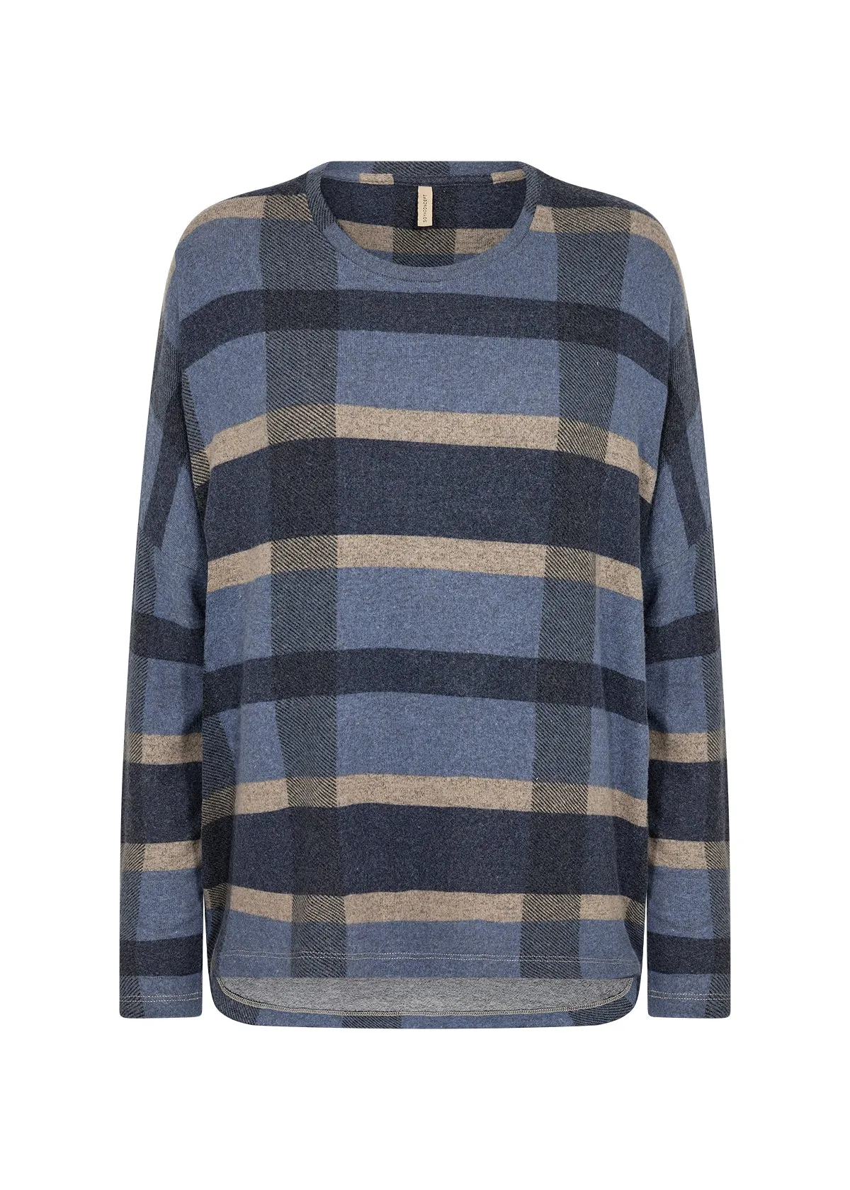 Biara 123 Top - Blue Plaid