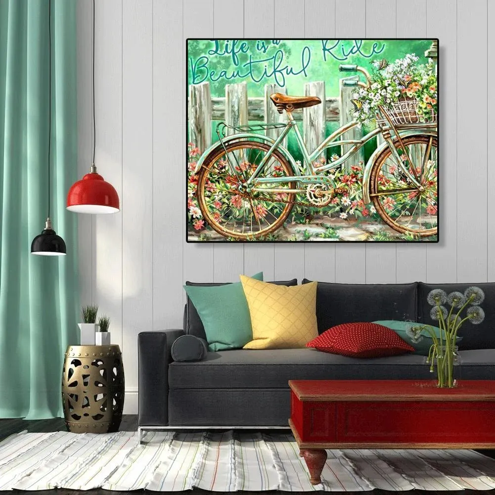 Bike-Paint By Numbers 50*40cm
