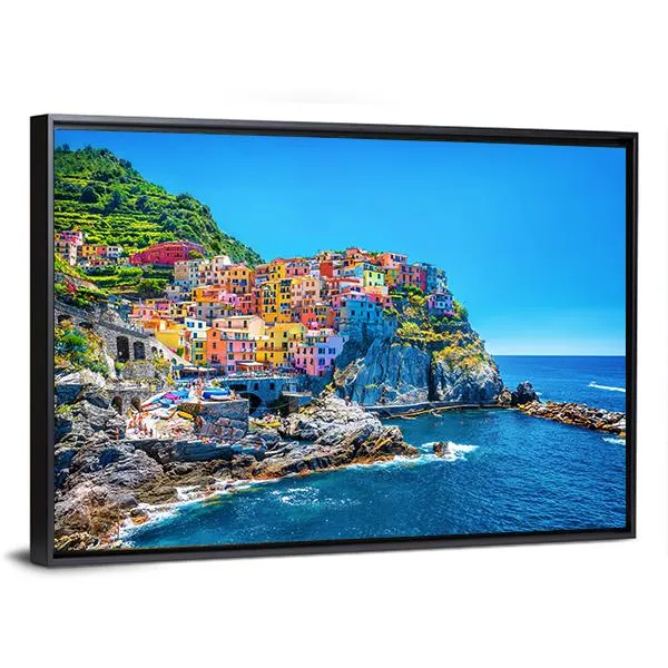 Cinque Terre  Italy Canvas Wall Art