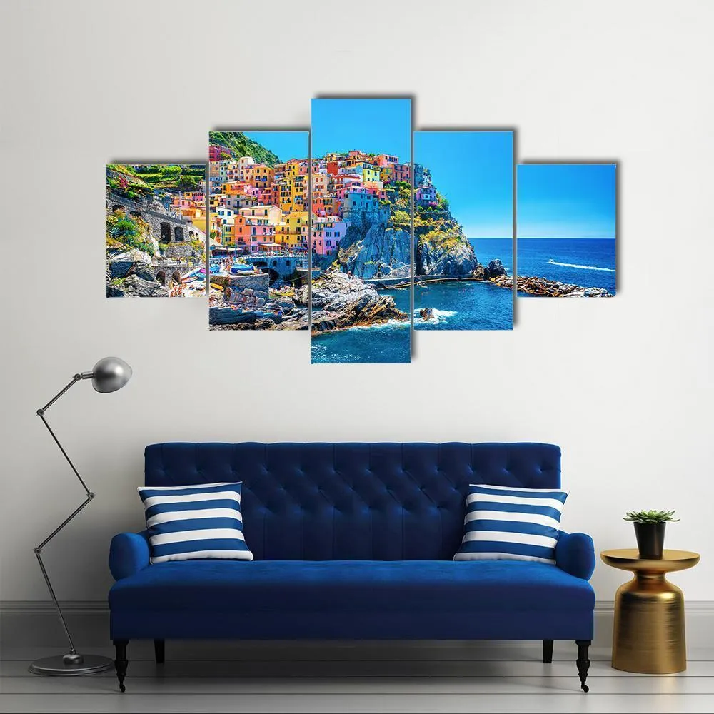 Cinque Terre  Italy Canvas Wall Art