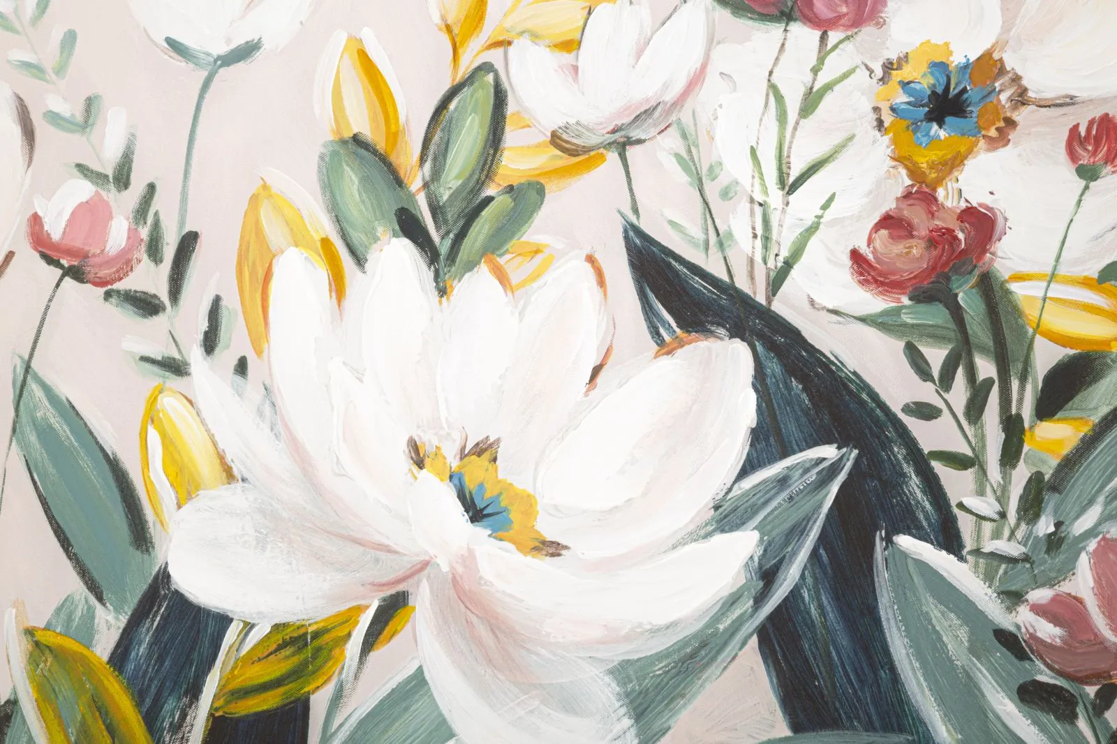 Colorful Floral Canvas Painting