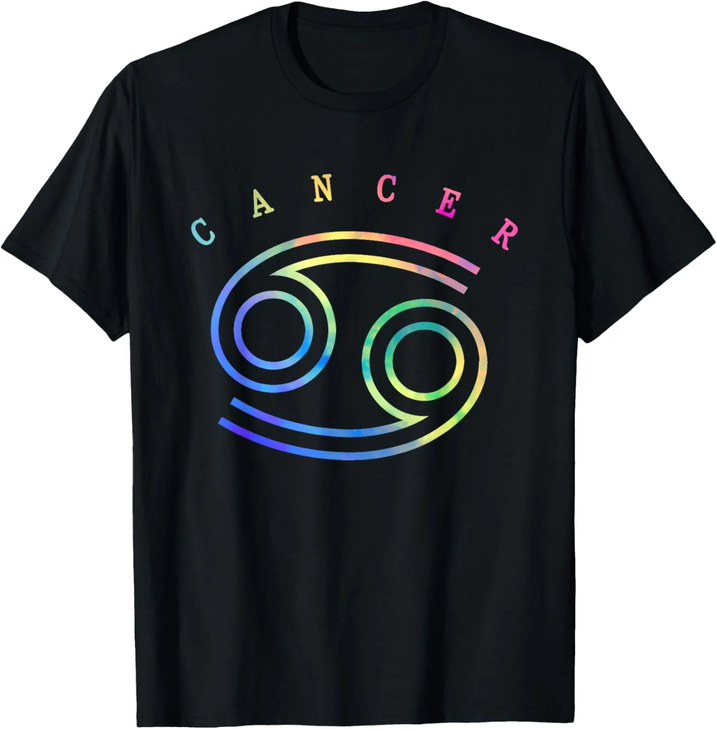 Colorful Zodiac Sign Astrology Astrological Sign Cancer T-Shirt