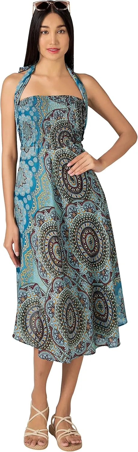 Joob Joob Long Boho Skirts for Women - Bohemian Hippie Maxi Summer Skirt