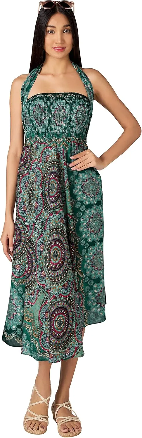 Joob Joob Long Boho Skirts for Women - Bohemian Hippie Maxi Summer Skirt