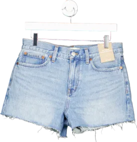 Madewell Blue Relaxed Denim Shorts UK  W26