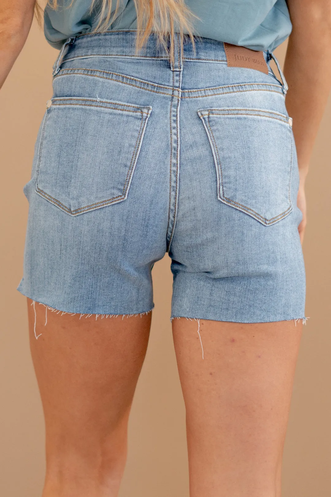 Plus Size Around Town Mid Rise Shorts
