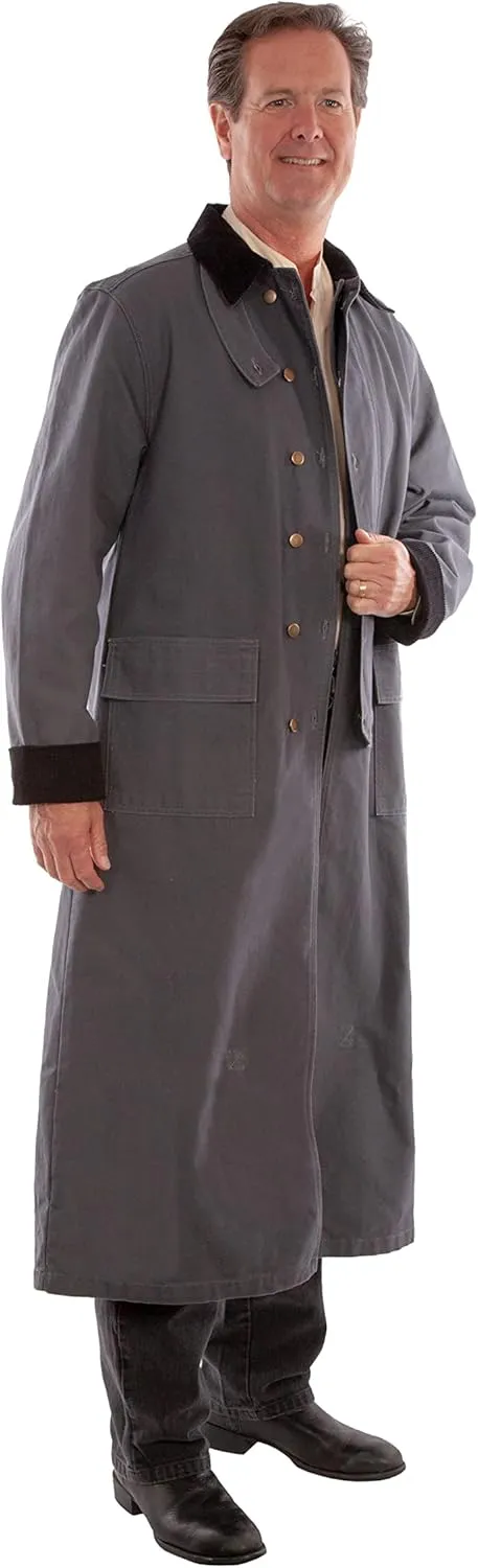 Scully Men's Long Canvas Jacket