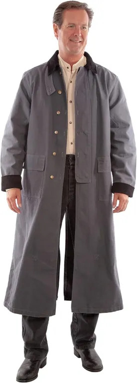 Scully Men's Long Canvas Jacket