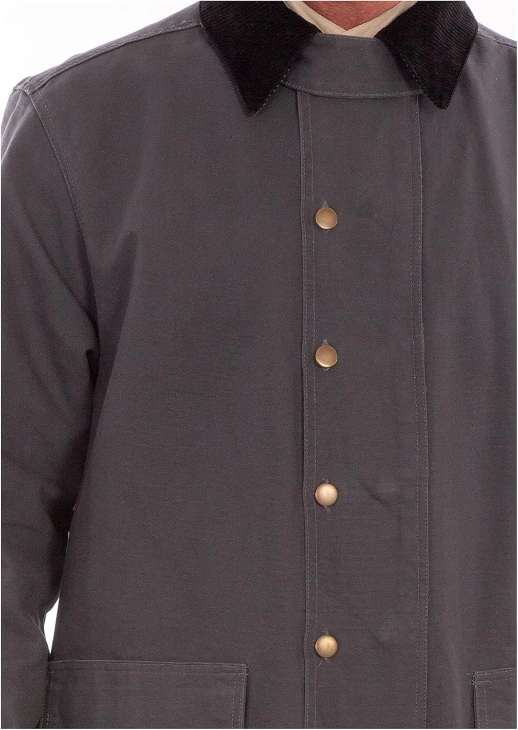 Scully Men's Long Canvas Jacket