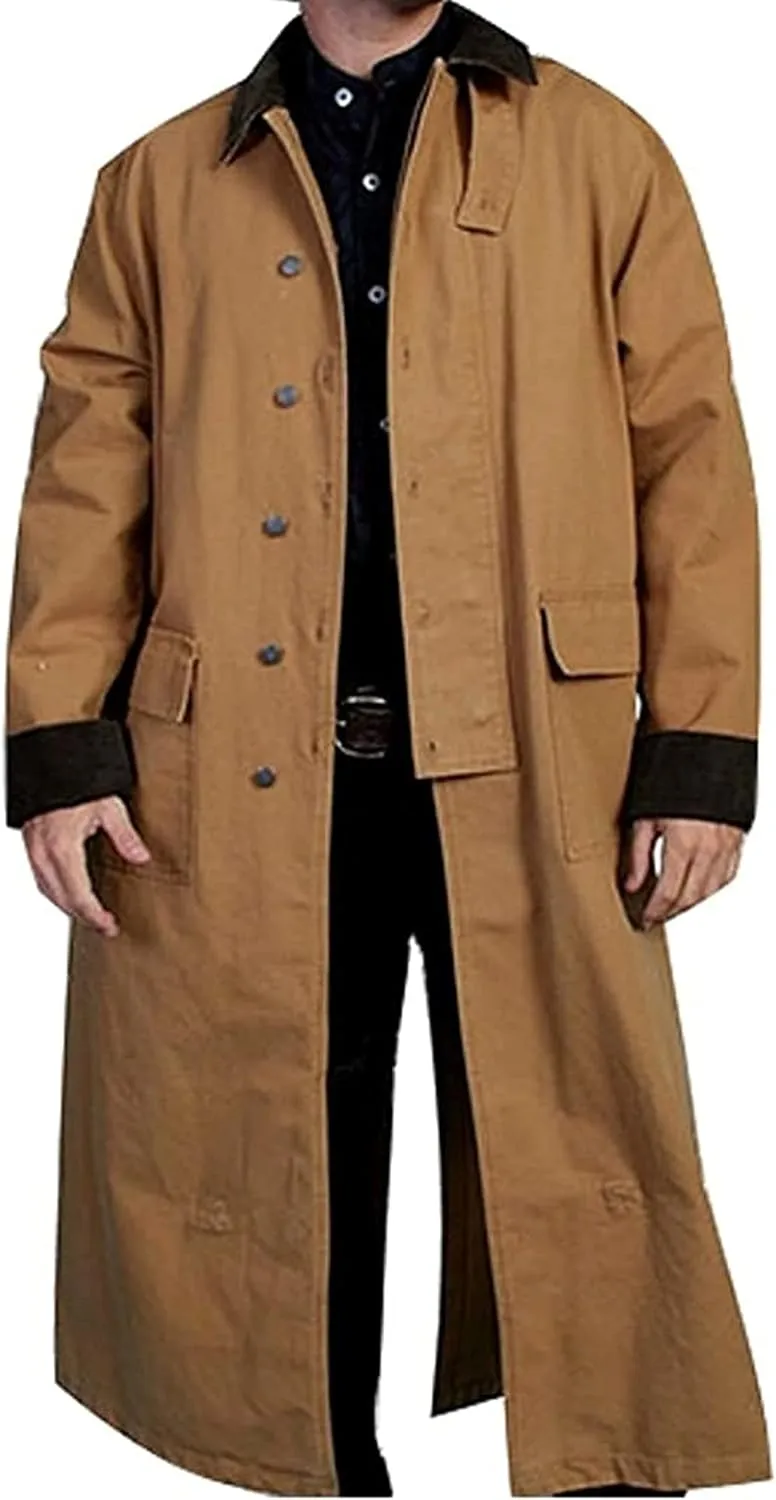 Scully Men's Long Canvas Jacket