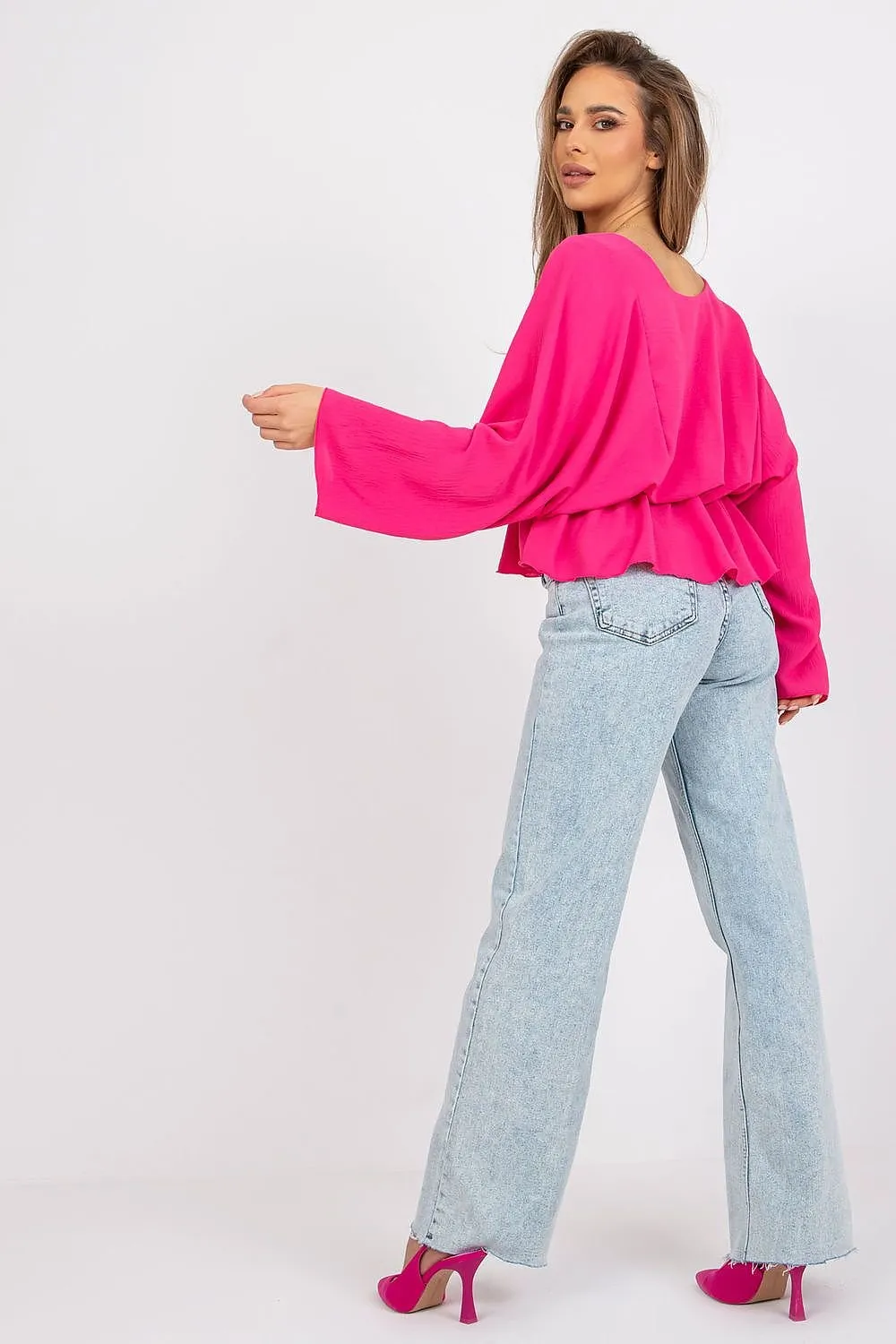 TEEK - V-Neck Floppy Blouse
