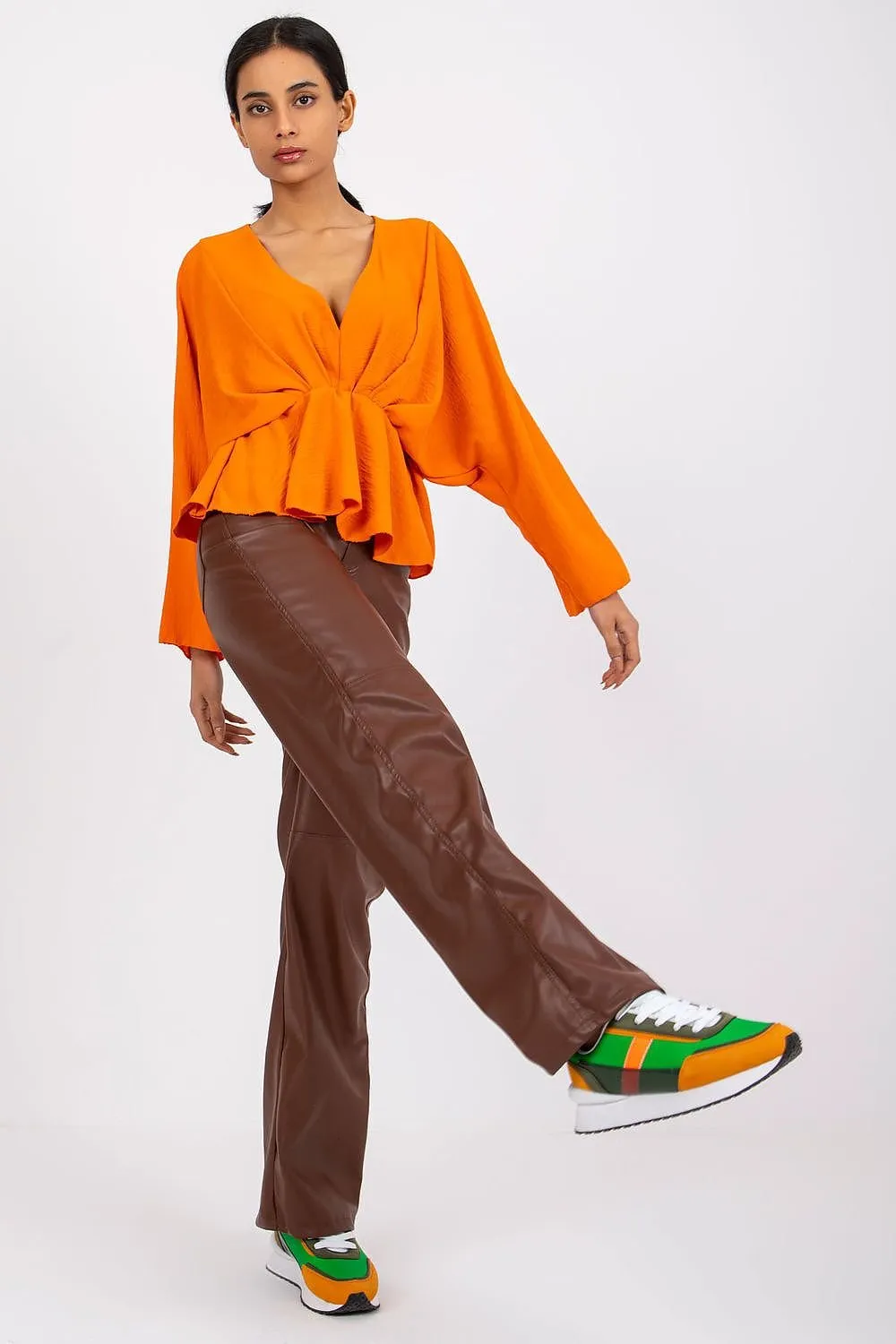TEEK - V-Neck Floppy Blouse