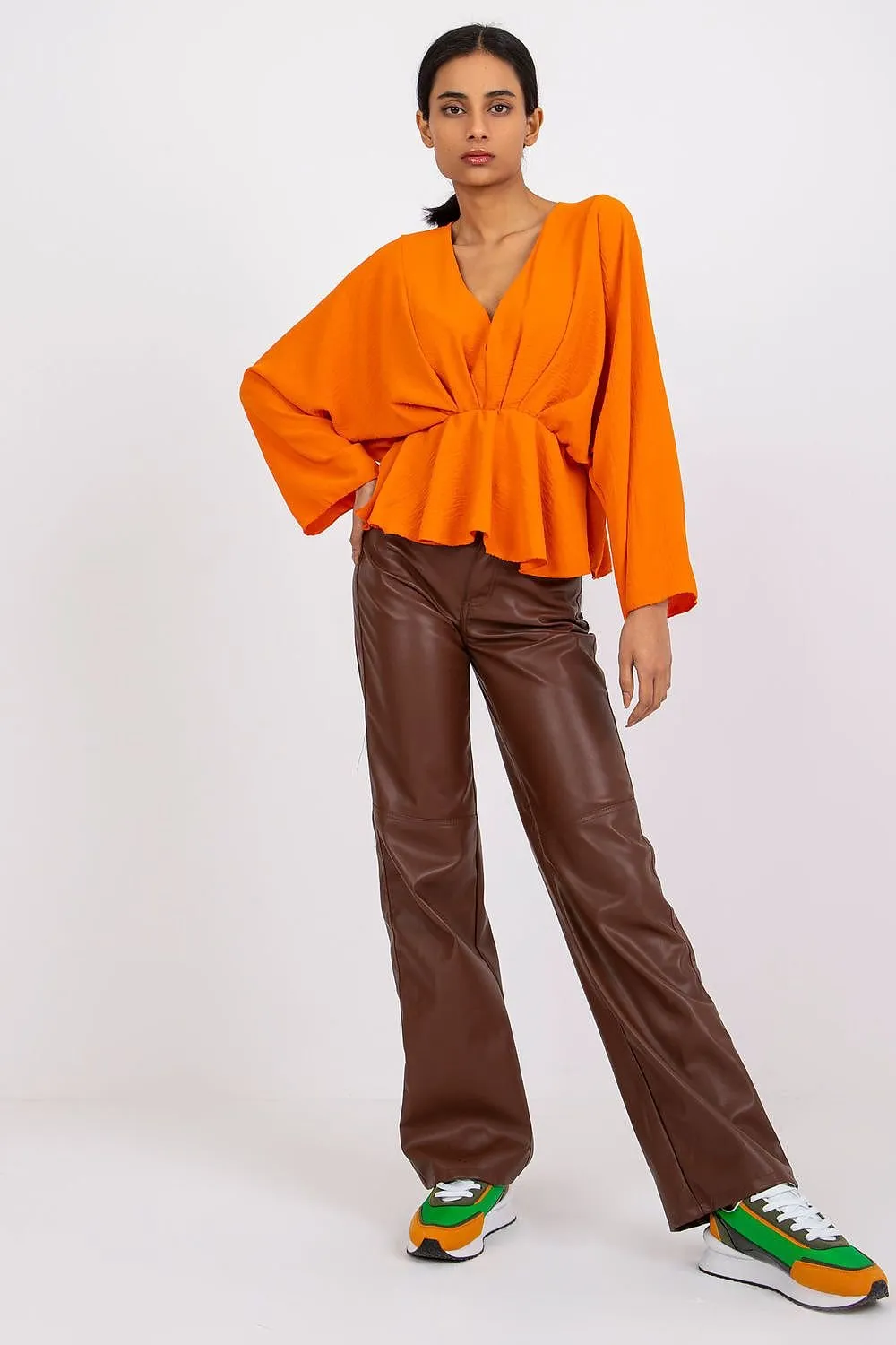 TEEK - V-Neck Floppy Blouse